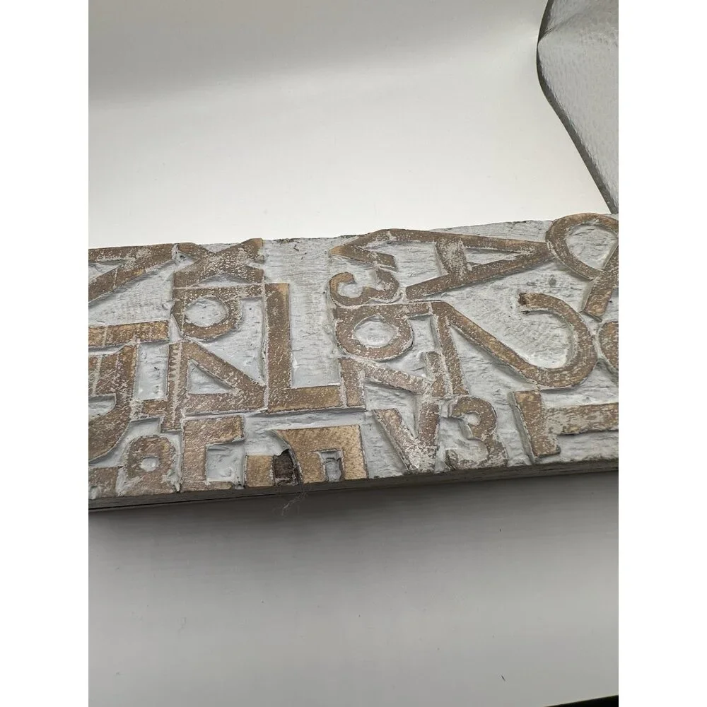Mixed‎ Font Letters Alphabet Box Trinket Box Rectangular